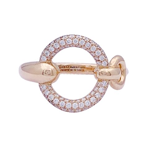 hermes filet d'or ring